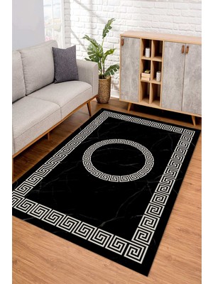 Napoli Home Dijital Kaymaz Taban Yıkanabilir Renkli Salon Halısı Mutfak Halısı Yolluk ND-SD-529