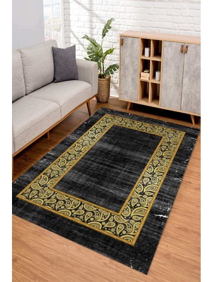 Napoli Home Dijital Kaymaz Taban Yıkanabilir Renkli Salon Halısı Mutfak Halısı Yolluk ND-SD-1075