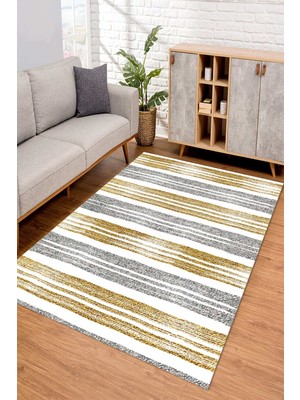 Napoli Home Dijital Kaymaz Taban Yıkanabilir Renkli Salon Halısı Mutfak Halısı Yolluk ND-SD-127