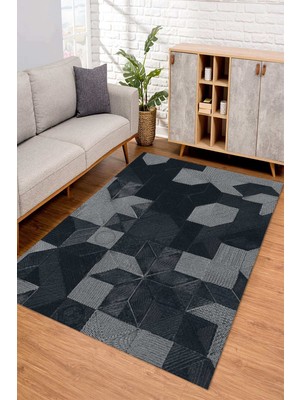 Napoli Home Dijital Kaymaz Taban Yıkanabilir Renkli Salon Halısı Mutfak Halısı Yolluk ND-SD-818