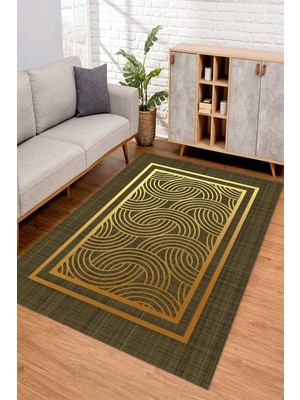 Napoli Home Dijital Kaymaz Taban Yıkanabilir Renkli Salon Halısı Mutfak Halısı Yolluk ND-SD-834