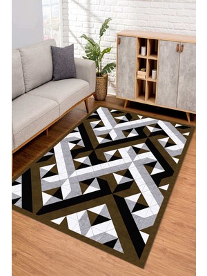 Dijital Kaymaz Taban Yıkanabilir Renkli Salon Halısı Mutfak Halısı Yolluk ND-SD-939