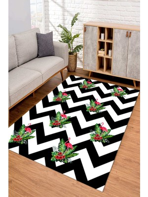 Napoli Home Dijital Kaymaz Taban Yıkanabilir Renkli Salon Halısı Mutfak Halısı Yolluk ND-SD-121