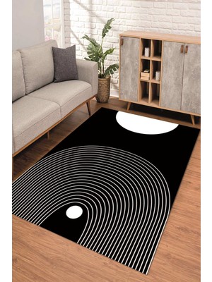 Napoli Home Dijital Kaymaz Taban Yıkanabilir Renkli Salon Halısı Mutfak Halısı Yolluk ND-SD-910