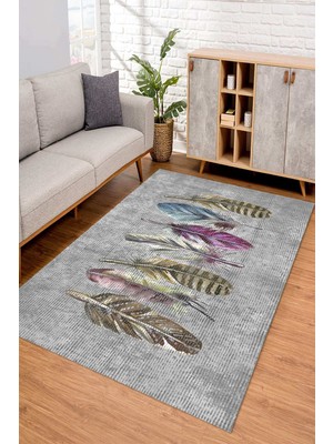 Napoli Home Dijital Kaymaz Taban Yıkanabilir Renkli Salon Halısı Mutfak Halısı Yolluk ND-SD-289