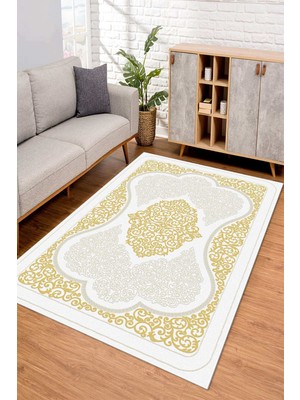 Napoli Home Dijital Kaymaz Taban Yıkanabilir Renkli Salon Halısı Mutfak Halısı Yolluk Nd-Sm-42