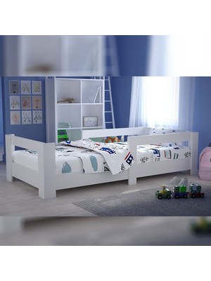 Tulip Life Tuliplife TLP120M Montessori Karyola Beyaz 90X190 Yatak Uyumlu Genç Yatağı Mdf Yatak