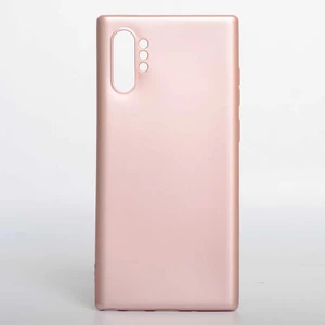 Samsung Galaxy Note 10 Plus Kılıf Soft ve Pürüzsüz Yüzey Ipeksi Silikon Kapak Hopy