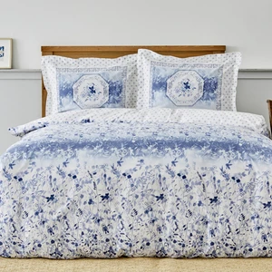 Karaca Home Amelia Mavi %100 Pamuk Tek Kişilik Pike Takımı