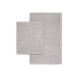 Moana Doğal Pamuklu Banyo Kilim Seti