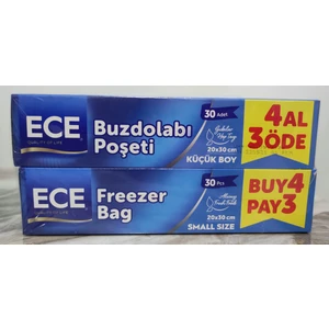 Ece Buzdolabı Poşeti 4'lü Küçükboy