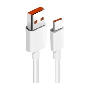 Xiaomi Redmi Uyumlu Hızlı Turuncu 5A Usb-Type-C Şarj Aleti Kablosu