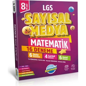 Ünlüler Karması 8. Sınıf LGS Sayısal Medya Matematik 16 Deneme