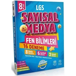 Ünlüler Karması 8. Sınıf LGS Sayısal Medya Fen Bilimleri 16 Deneme