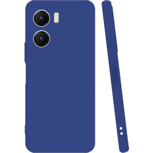 Vivo Y16 Kılıf Kamera Korumalı Silikon + Ekran Koruyucu Nano