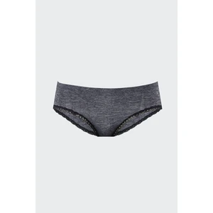 Melanj Gri Seamles Dantelli Külot