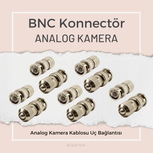 Bivo Bnc Konnektör 10 Adet