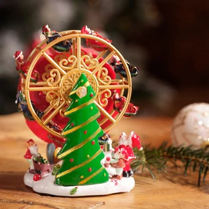 Karaca Home New Year Yeni Yıl Dönme Dolap Müzikli & Hareketli Obje