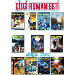 Ümit Kaptan Çizgi Roman Serisi 11 Kitaplı Set