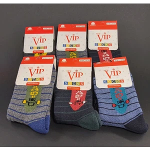 VİP Çocuk Kışlık Termal Kalın Havlu Çorap 6 Adet