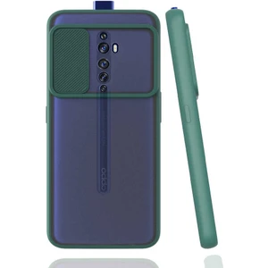 Oppo Reno 2z Kılıf Kamera Korumalı Lensli Hopy Silikon Kapak