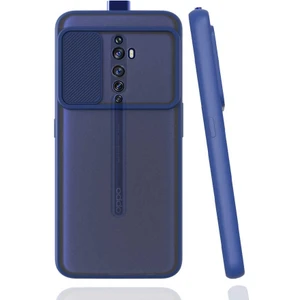 Oppo Reno 2z Kılıf Kamera Korumalı Lensli Hopy Silikon Kapak