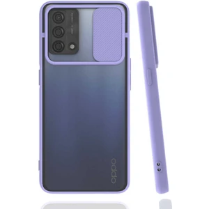 Oppo A74 4g Kılıf Kamera Korumalı Lensli Hopy Silikon Kapak