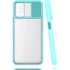 Oppo A92 Kılıf Kamera Korumalı Lensli Hopy Silikon Kapak