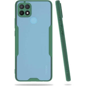 Oppo A15 Kılıf Renkli ve Koruyucu Silikon Hopypar