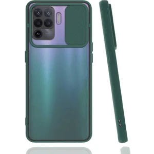Oppo Reno 5 Lite Kılıf Kamera Korumalı Lensli Hopy Silikon Kapak