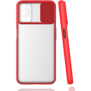 Oppo A92 Kılıf Kamera Korumalı Lensli Hopy Silikon Kapak