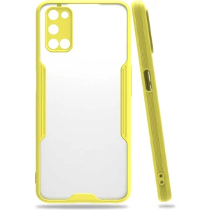 Oppo A92 Kılıf Renkli ve Koruyucu Silikon Hopypar