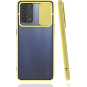 Oppo A74 4g Kılıf Kamera Korumalı Lensli Hopy Silikon Kapak