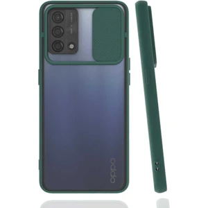 Oppo A74 4g Kılıf Kamera Korumalı Lensli Hopy Silikon Kapak