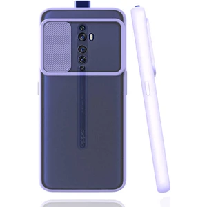 Oppo Reno 2z Kılıf Kamera Korumalı Lensli Hopy Silikon Kapak