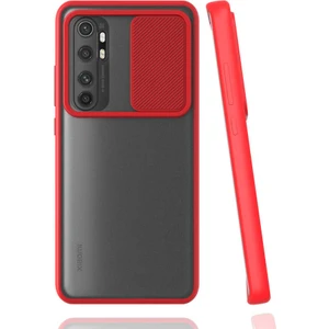 Xiaomi Mi Note 10 Lite Kılıf Kamera Korumalı Lensli Hopy Silikon Kapak