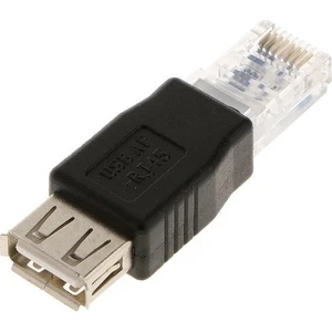 RJ45 Erkek To USB Dişi Ethernet Yönlendirici Çevirici Dönüştürücü Adaptörü