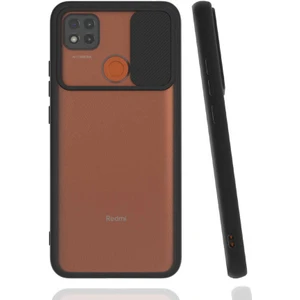 Xiaomi Redmi 9c Kılıf Kamera Korumalı Lensli Hopy Silikon Kapak