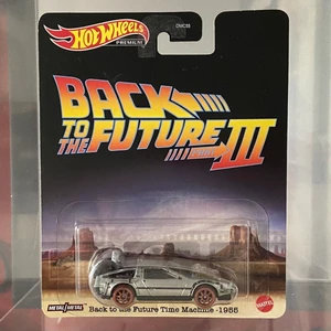 Hot Wheels Gösteri Dünyası Arabaları Back To The Future Time Machine DMC55-HCP22
