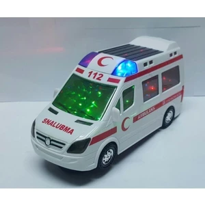 Oyuncak Ambulans Araba Sesli Işıklı