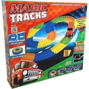 Bfy Toys Magic Tracks Hareketli Raylar 168 Parça, Işıklı Araba , Raylı Araba Y058