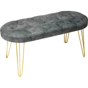 Louca Bench Gri Gold ZN139-2