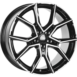CMS-1432-01 8.0X18"-5X112 ET46 57.1 Diamond Black Gloss Jant (4 Adet)