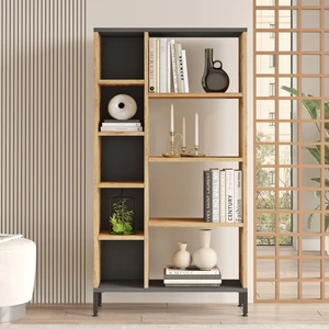 Royal Kitaplık Metal Ayaklı Çam Rl3-Aa