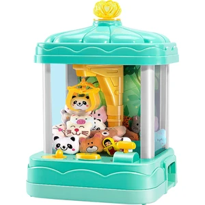 Mini Peluş Oyuncaklar Claw Machine 13 Dolls Dıy Mavi Ile Iki Mode