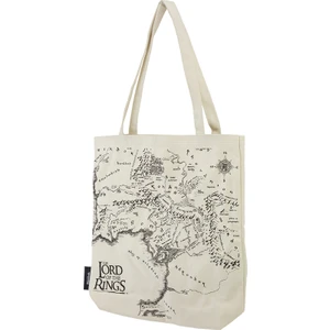 The Lord Of The Rings Orta Dünya Haritası Bez Çanta Gabardin  Krem