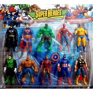 Yenilmezler Oyuncak Hulk Thor Taşadam 10 Lu Set