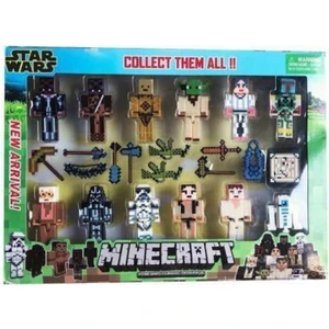 Oyuncak Minecraft 23 Parça Aksesuarlı, Star Wars ,minecraft Y058