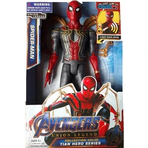Marvel Spider-Man Avengers Oyuncak Ahtapot Kollu 29CM Örümcek Adam Sesli Işıklı Marvel Spider-Man
