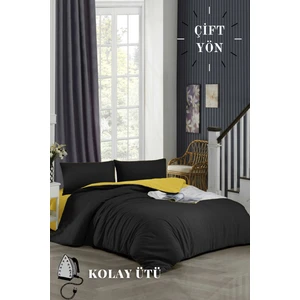 Ely Parker Kolay Ütü-180x200-Çift Kişilik Nevresim Takımı (Sarı Lastikli Çarşaf+Yorgan Kılıfı+Yastık Kılıfı)